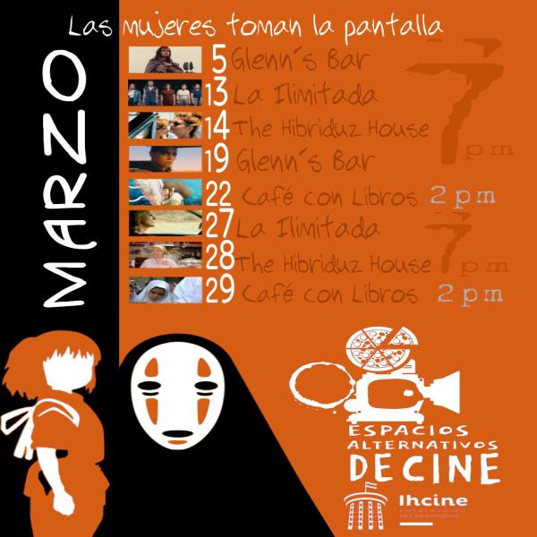 Espacios Alternativos de Cine: Las Mujeres toman la pantalla 