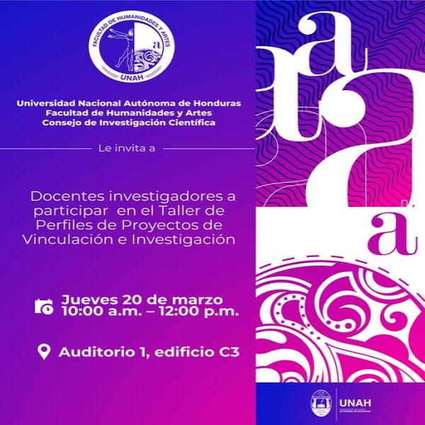 Taller de Perfiles de Proyectos de Vinculación e Investigación 