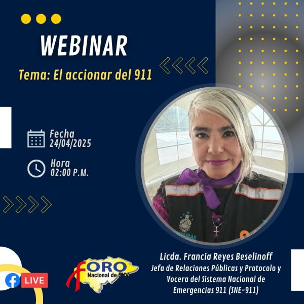 Webinar: "El accionar del 911"  