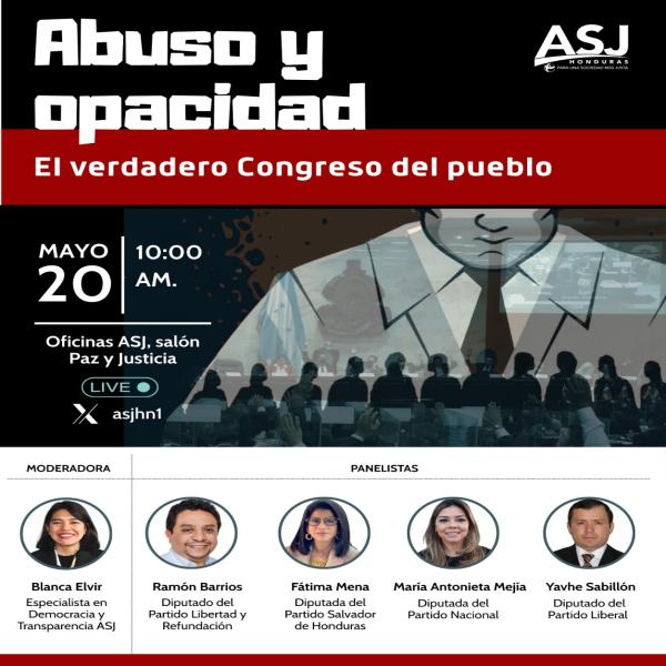 Presentación del Informe: Abuso y opacidad: El verdadero Congreso del Pueblo 