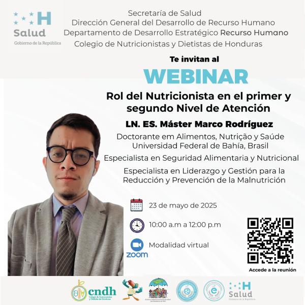 Webinar: Rol del Nutricionista en el primer y segundo nivel de atención 