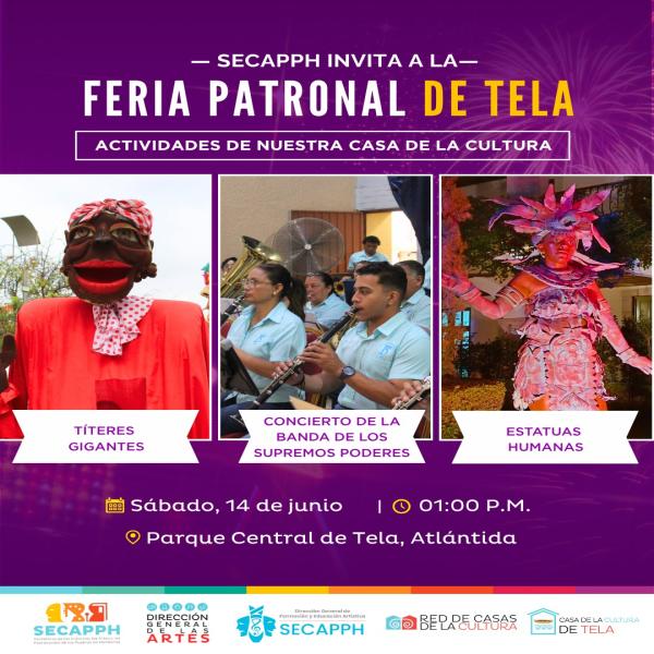 Casa de la Cultura: Festejos de la municipalidad de Tela, Atlántida