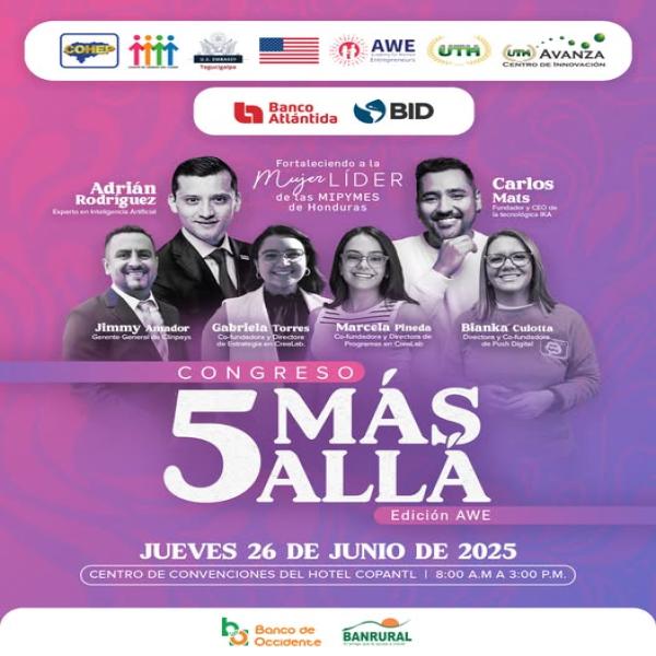 Segunda edición del 𝗖𝗼𝗻𝗴𝗿𝗲𝘀𝗼: 𝟱 𝗠𝗮́𝘀 𝗔𝗹𝗹𝗮́ - 𝗘𝗱𝗶𝗰𝗶𝗼́𝗻 𝗔𝗪𝗘