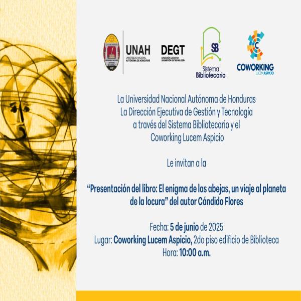 Presentación del Libro: El enigma de las abejas, un viaje al planeta de la locura del autor Cándido Flores 