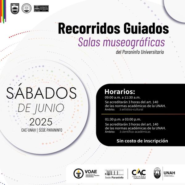 Recorridos guiados por las salas museográficas de este recinto histórico