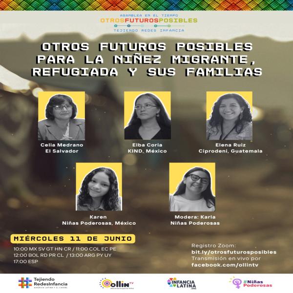 Conversatorio: Otros futuros posibles para la niñez migrante, refugiada y sus familias 