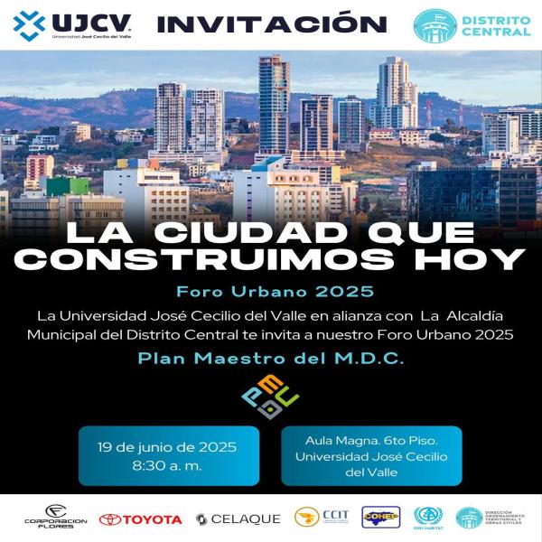 Foro Urbano 2025, donde la AMDC presentará su Plan Maestro