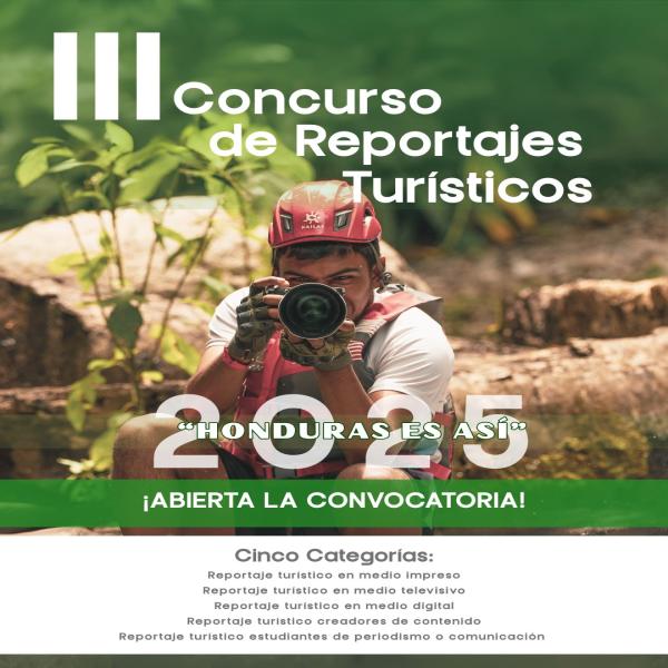 Vuelve el Concurso de Reportajes Turísticos “Honduras es así” 2025