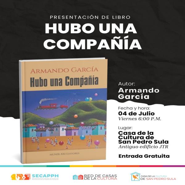 Presentación de libros del escritor hondureño Armando García 