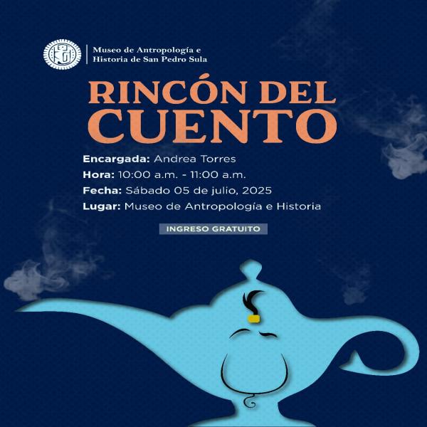 Rincón del Cuento abre sus puertas en el Museo de Antropología e Historia de San Pedro Sula