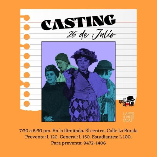 Casting: Comedia Clownesca 
