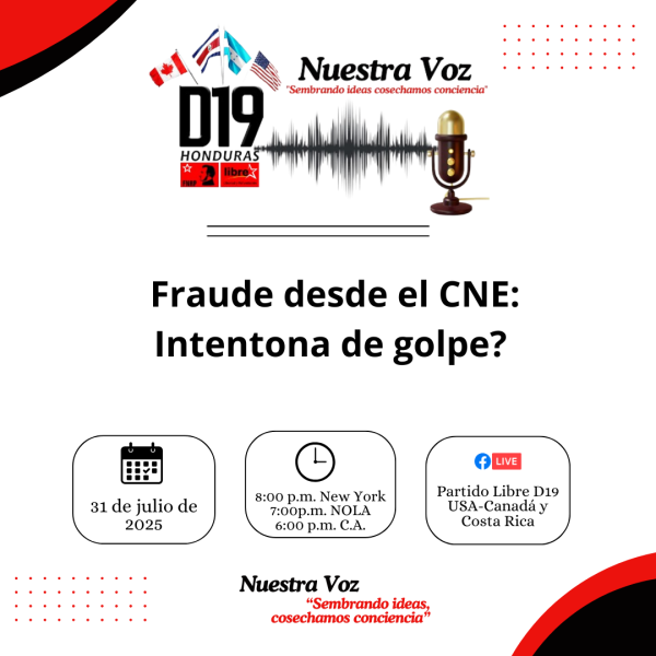 Facebook Live: Fraude desde el CNE: ¿Intentona de golpe? 
