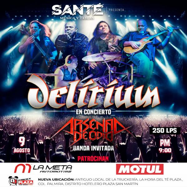 Delirium en vivo: una noche épica de metal legendario