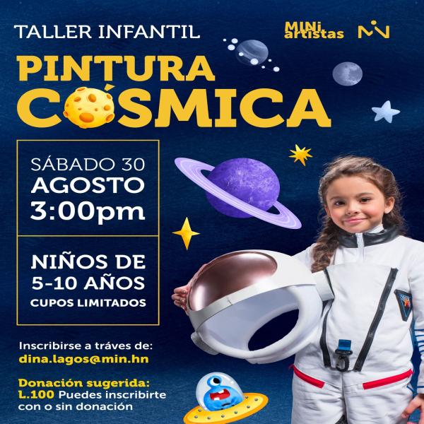 MIN: Taller Infantil “Pintura Cósmica” 