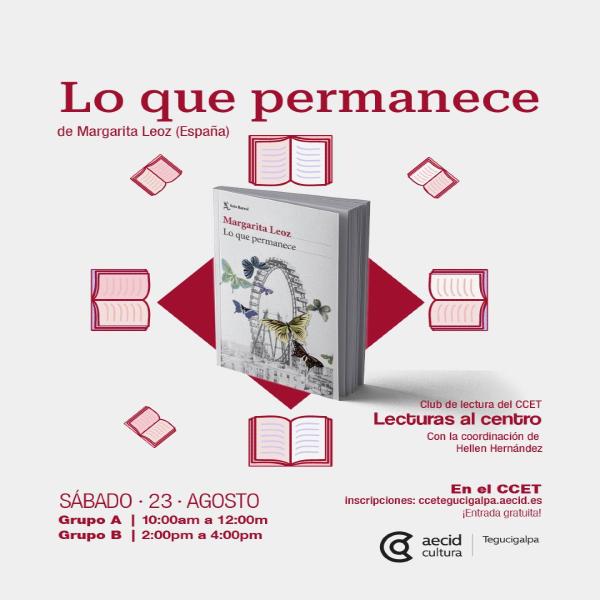 Oportunidad para unirte al Club de Lectura