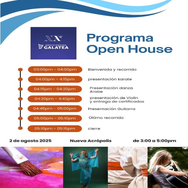 Espacio Cultural Galatea: Programa Open House 