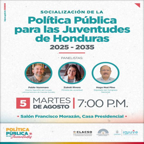  Socialización de la Política Pública para las Juventudes de Honduras 2025-2035
