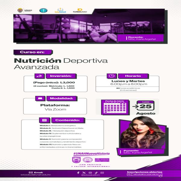 Curso en Nutrición Deportiva Avanzada