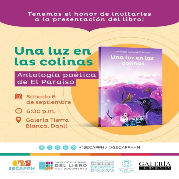 Presentación del libro Una Luz en las Colinas, Antología Poética de El Paraíso
