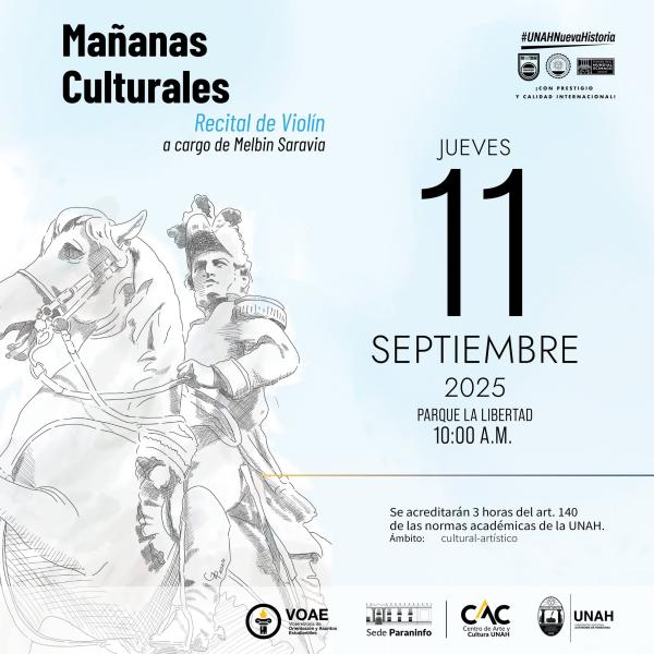 Mañanas Culturales: Recital de violín 