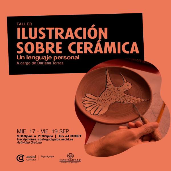 Taller: " Ilustración sobre cerámica – un lenguaje personal” 