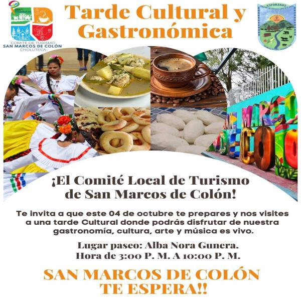 Tarde Cultural y gastronómica en San Marcos de Colón 