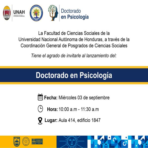 Lanzamiento del Doctorado en Psicología 