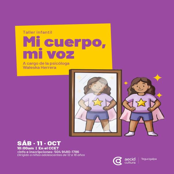 Taller infantil: “Mi cuerpo, mi voz”