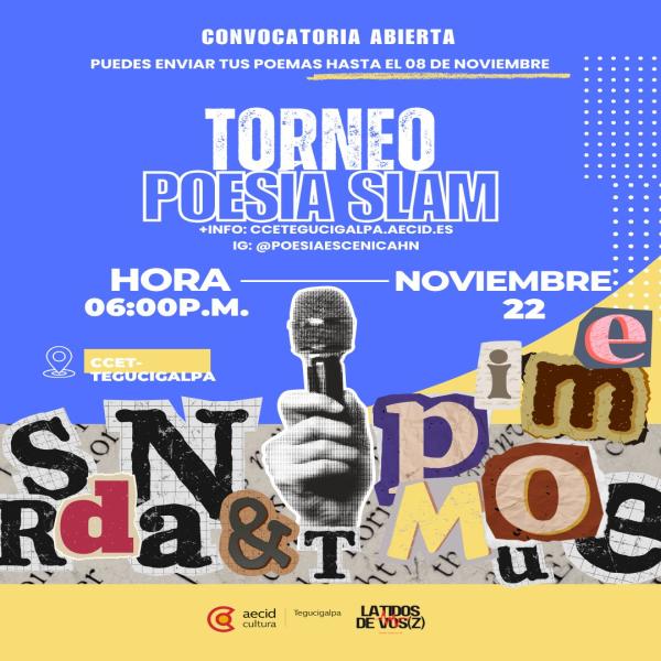 Convocatoria Abierta: Torneo de Poesía Slam