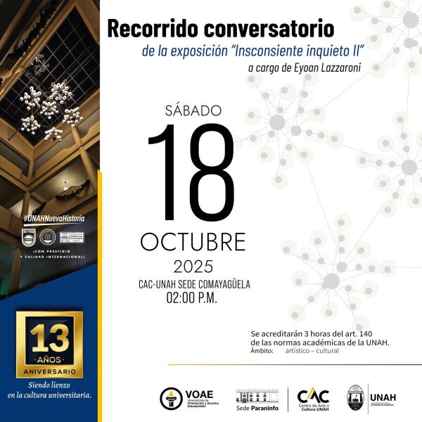 Recorrido conversatorio: de la exposición “Inconsciente inquieto II” 