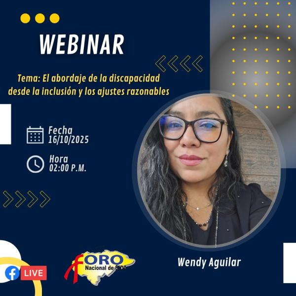 Webinar: "El abordaje de la discapacidad desde la inclusión y los ajustes razonables"