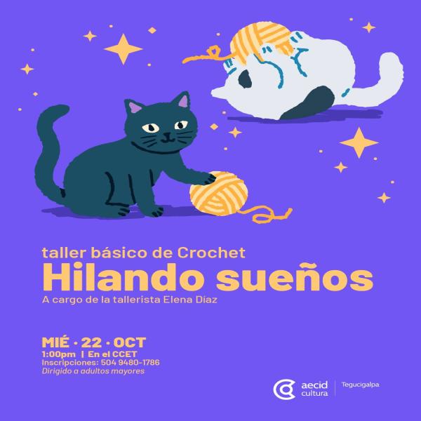 Taller básico de crochet: Hilando sueños