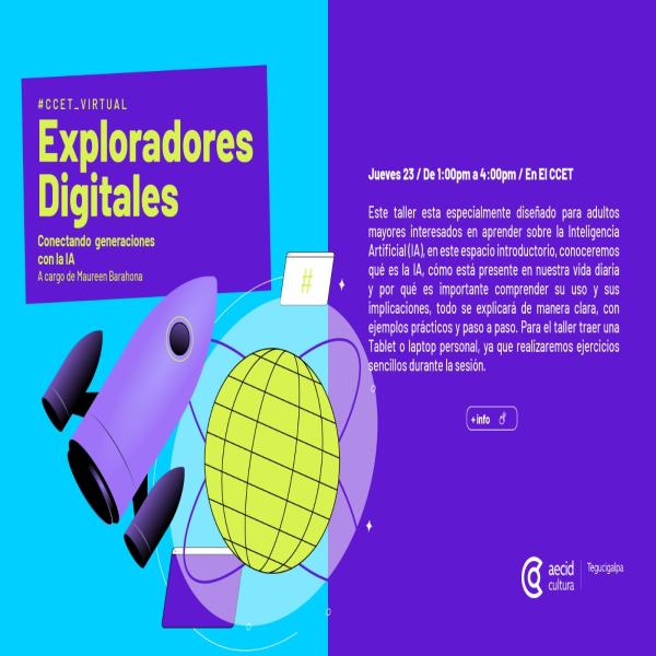 Taller introductorio sobre Inteligencia Artificial para adultos mayores