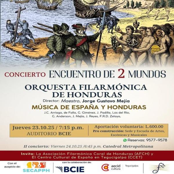 La Asociación Filarmónica Coral de Honduras te invita a disfrutar de un viaje musical entre dos mundos