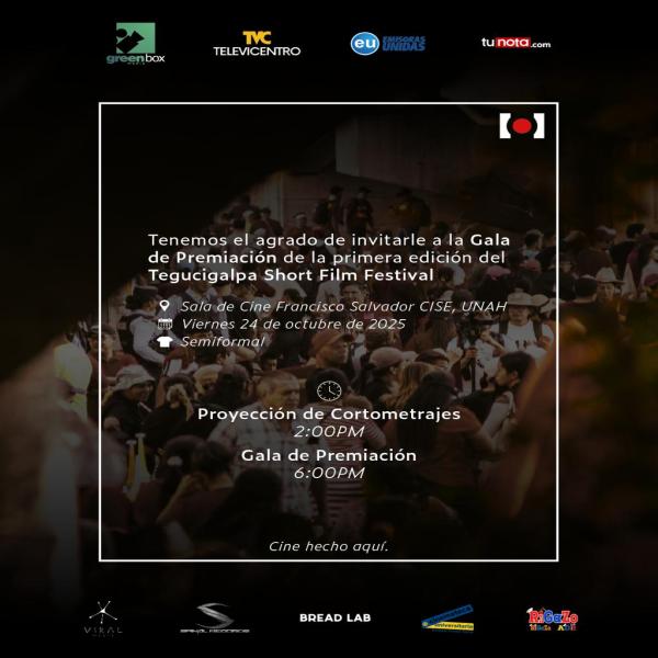 Premiación de la primera edición del Tegucigalpa Short Film Festival  