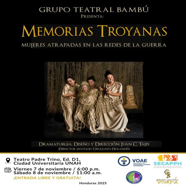 Grupo Teatral Bambú y el caballo de Troya regresan al Teatro Padre Trino. "Memorias Troyanas"