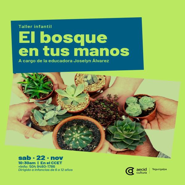 Taller Infantil: El bosque en tus manos 