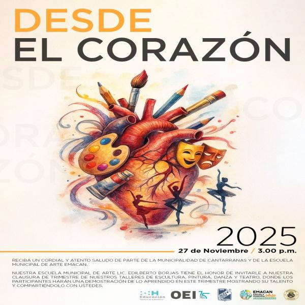 La gran "Gala Artística de Fin de Año" clausura de los alumnos de la EMACAN-EB 