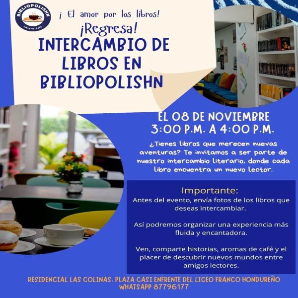 Intercambio de libros en Bibliopolishn