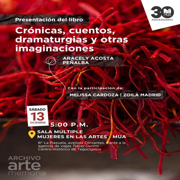 Presentación del libro: Crónicas, cuentos, dramaturgias y otras imaginaciones 