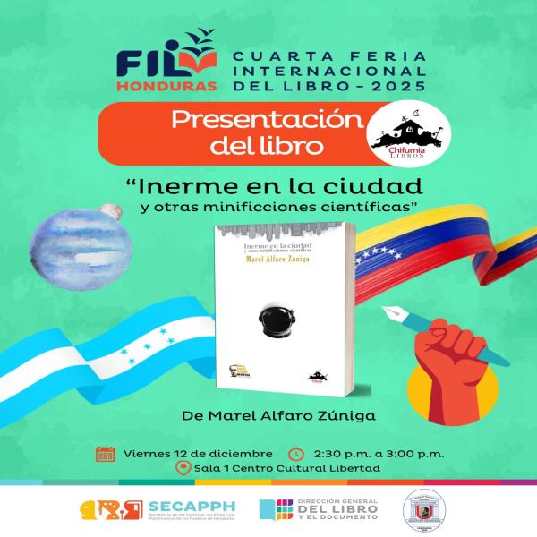Presentación del libro: “Inerme en la ciudad y otras minificciones científicas” 
