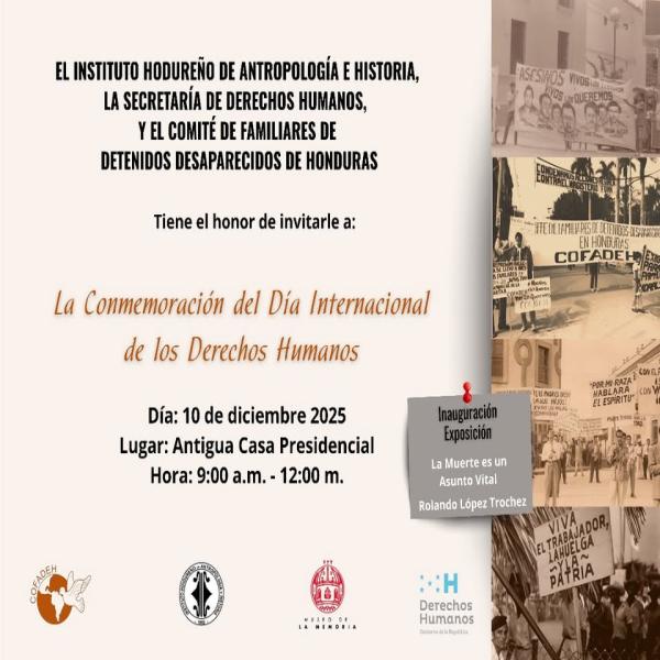 Conmemoración Día Internacional de los Derechos Humanos 
