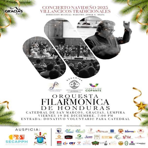 Concierto navideño de la Orquesta Filarmónica de Honduras 