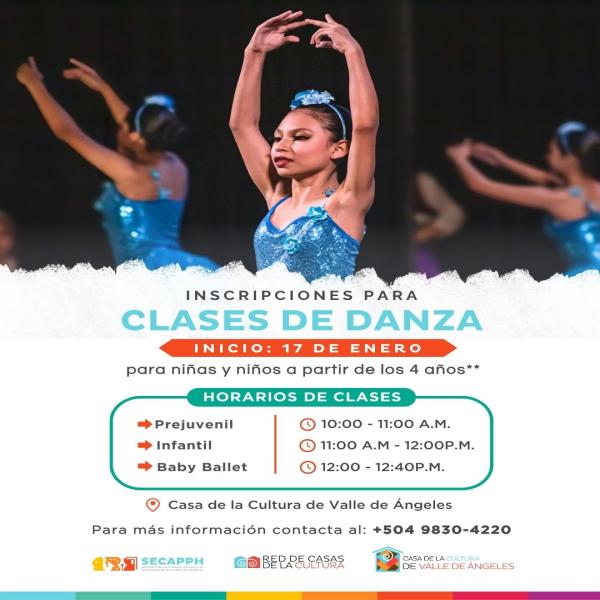 Clases de Danza, Música y Pintura 