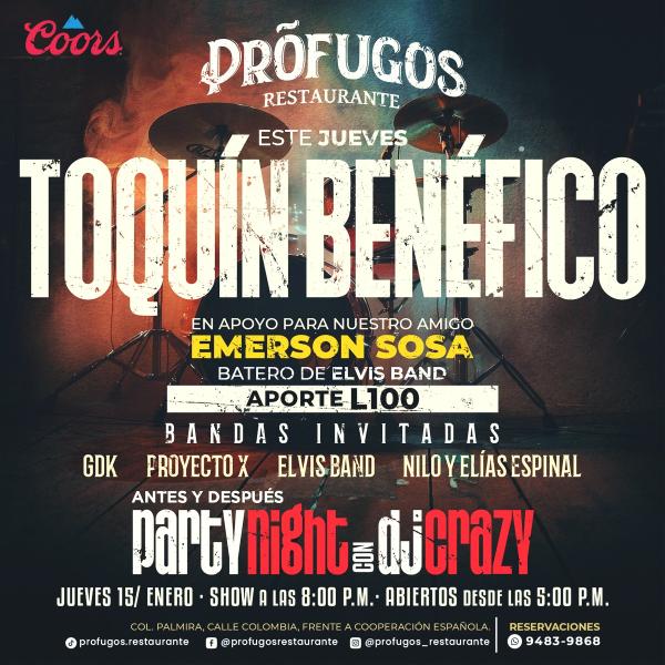 Jueves de toquín benéfico 