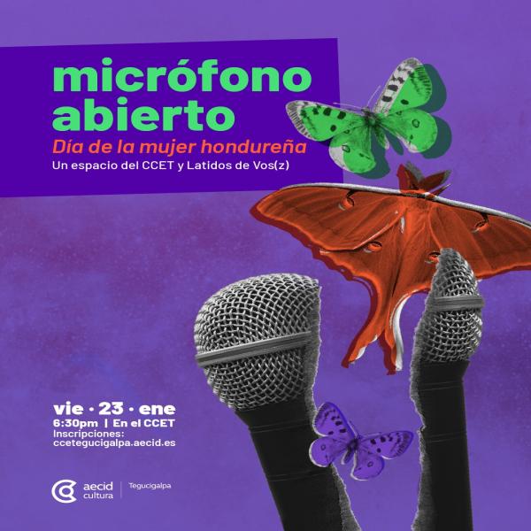 Micrófono abierto | Día de la Mujer Hondureña