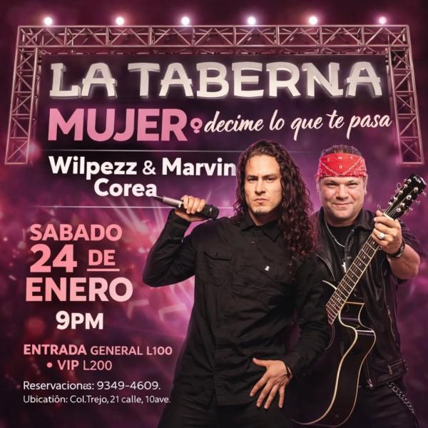 Celebra el Día de la Mujer Hondureña con Wilpezz & Marvin Corea 