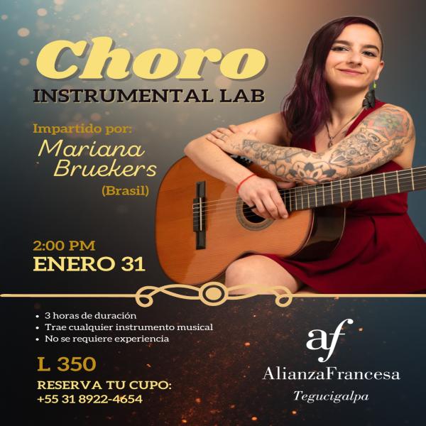 Taller: Choro Instrumental Lab – con Mariana Bruekers 