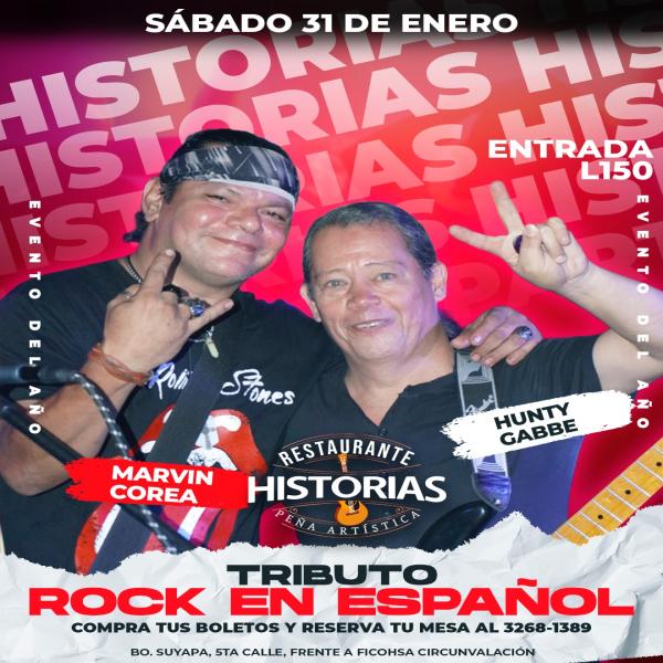Tributo Rock en español: Marvin Corea y Hunty Gabbe 