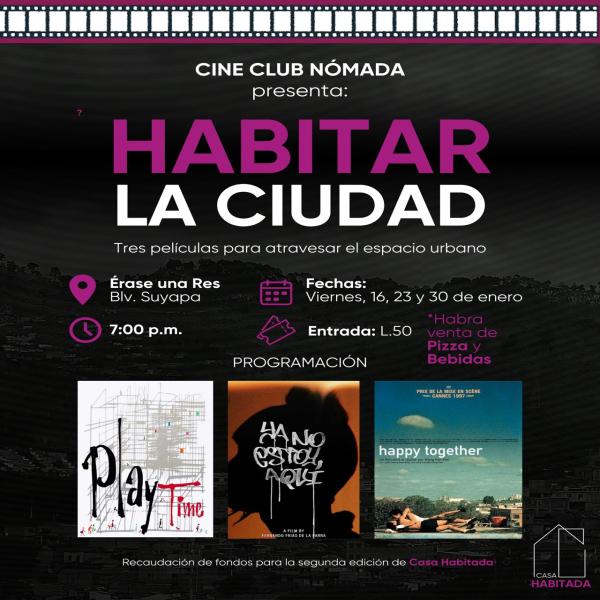 Cine Club Nómada presenta “Habilitar la ciudad” 